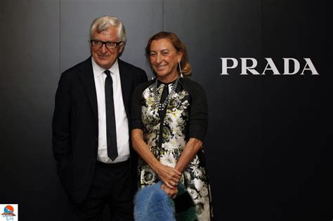 miuccia prada outfits|miuccia Prada and patrizio bertelli.